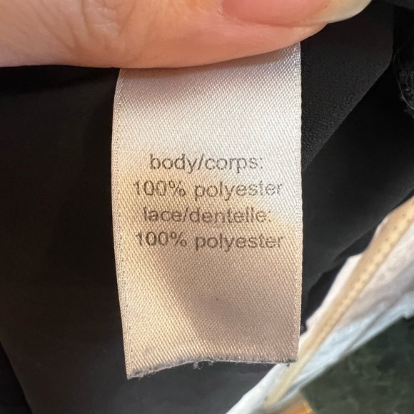 BLACK EUC MAURICE’S SHEER CROCHET TRIM LONG SLEEVE TOP SHIRT - Picture 5 of 11